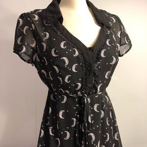 Hot Topic: Black Moon dress, size L
